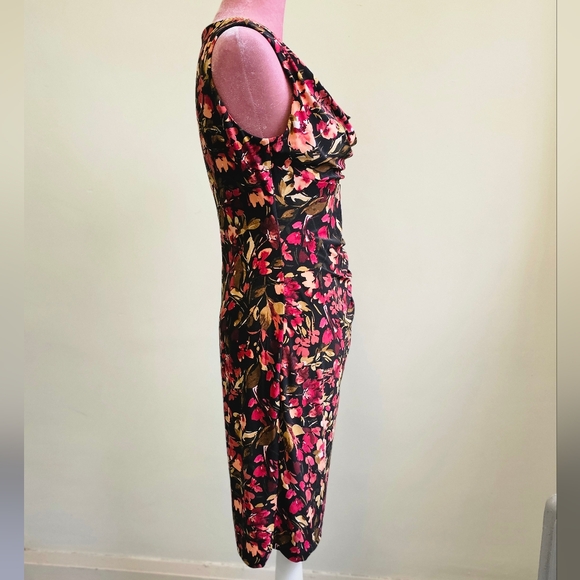 Anne Klein sleeveless floral print summer dress. Size Small - Picture 5 of 10